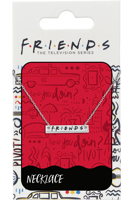 182473 Friends Silver Plated Necklace Logo 3