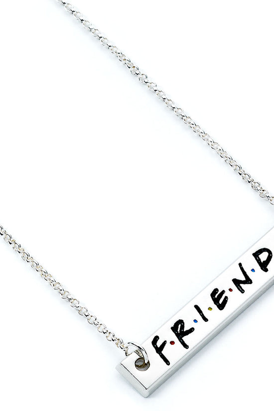 182473 Friends Silver Plated Necklace Logo