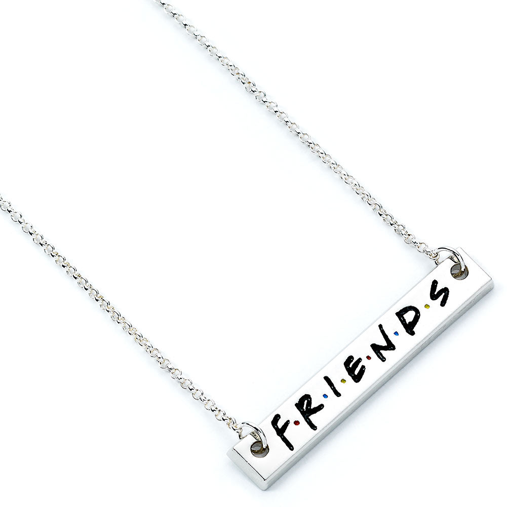 182473 Friends Silver Plated Necklace Logo