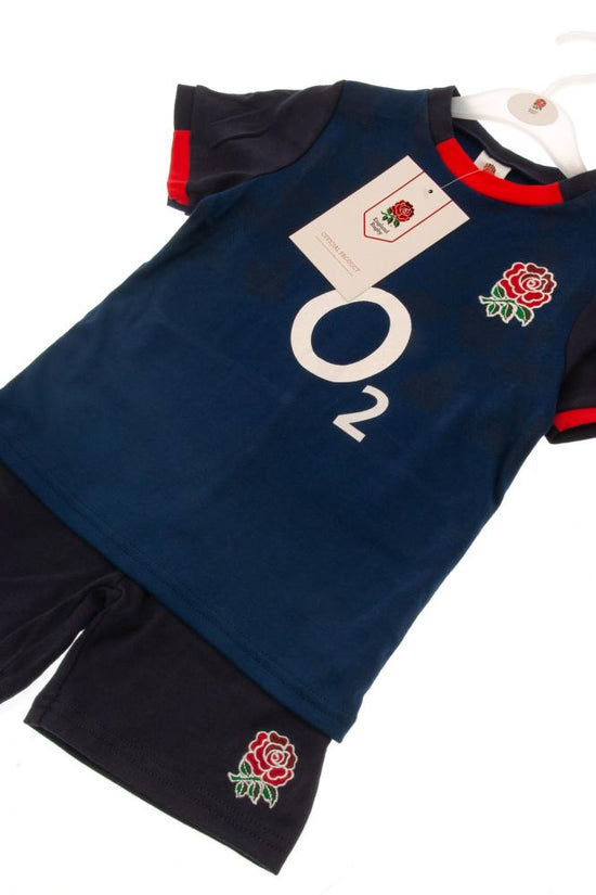 183904 England RFU Shirt Short Set NV 4