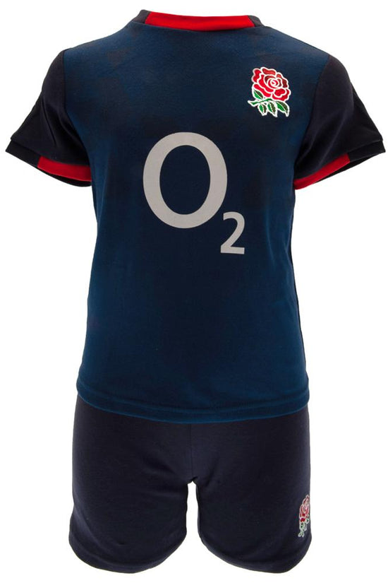 183904 England RFU Shirt Short Set NV