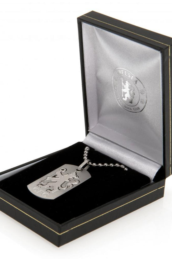 Chelsea FC Cut Out Lion Dog Tag & Chain