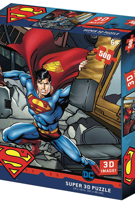187232 Superman 3D Image Puzzle 500pc 1