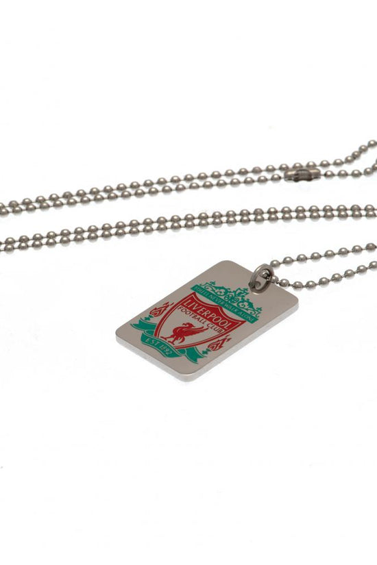 187647 Liverpool FC Enamel Crest Dog Tag Chain 1
