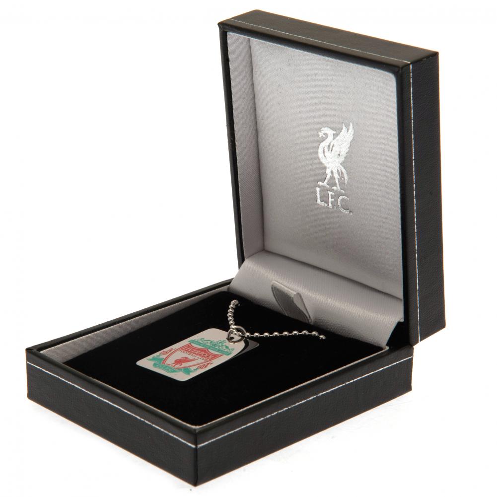 187647 Liverpool FC Enamel Crest Dog Tag Chain 2