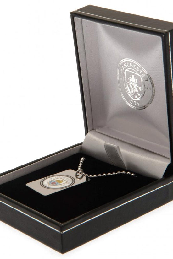 187648 Manchester City FC Enamel Crest Dog Tag Chain 2