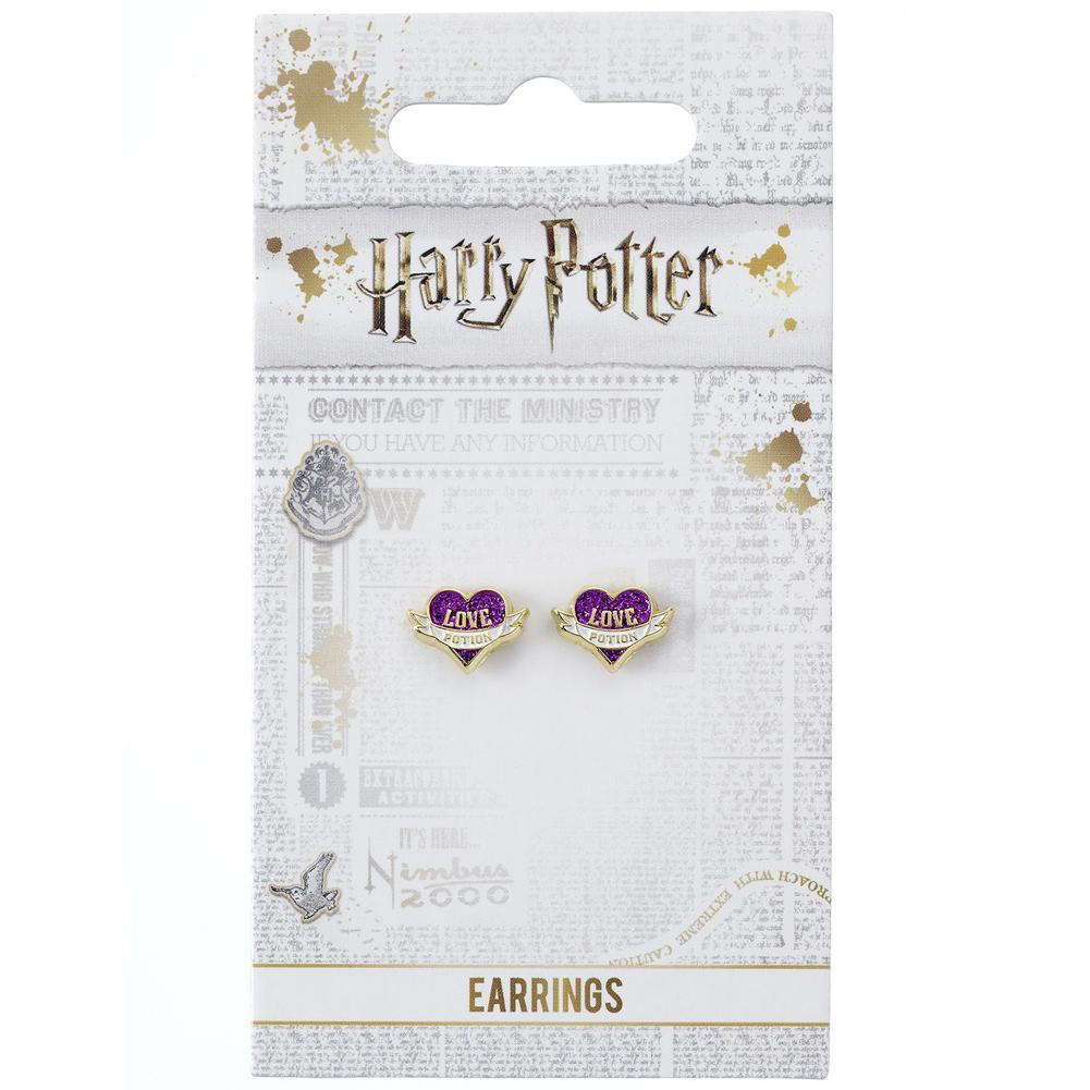 188050 Harry Potter Gold Plated Earrings Love Potion 1