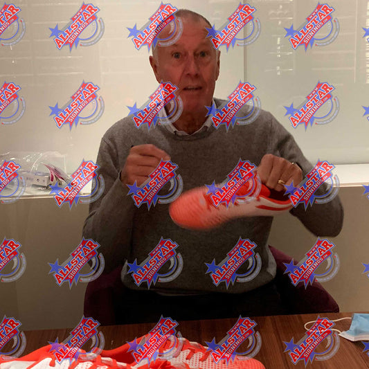 188309 England FA Hurst Signed Boot Framed 1