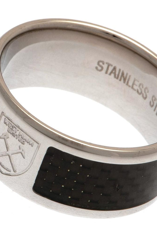 188324 West Ham United FC Carbon Fibre Ring 1