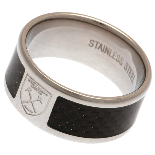 188324 West Ham United FC Carbon Fibre Ring 1