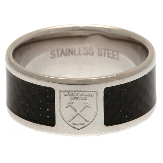 188324 West Ham United FC Carbon Fibre Ring