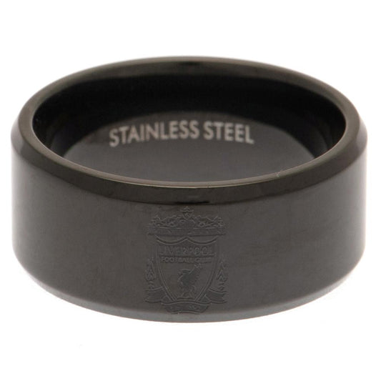 188341 Liverpool FC Black IP Ring