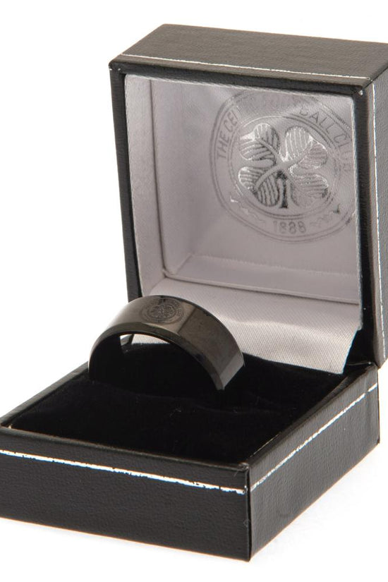 Celtic FC Black IP Ring Medium