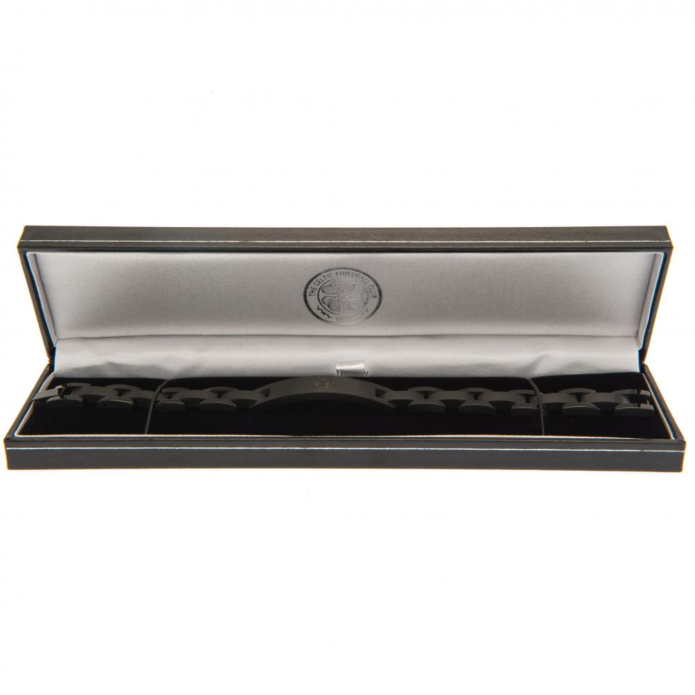 188351 Celtic FC Black IP Bracelet 2