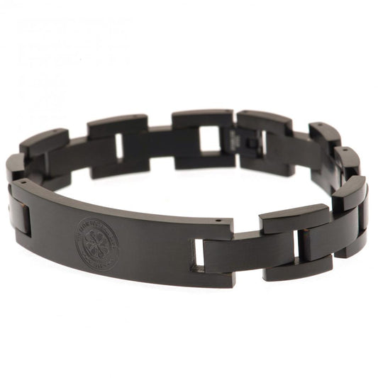 188351 Celtic FC Black IP Bracelet