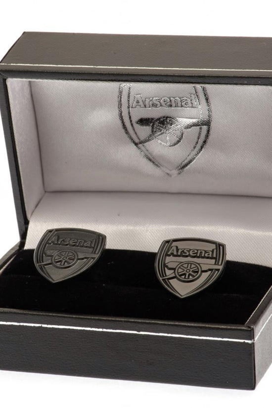 Arsenal FC Black IP Cufflinks