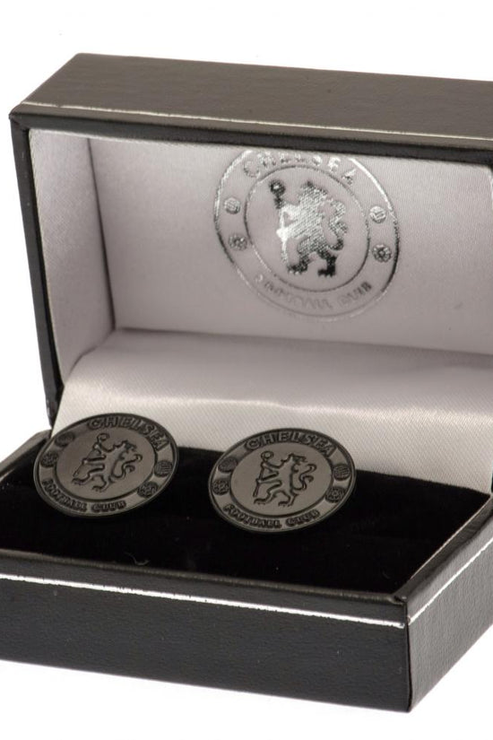 Chelsea FC Black IP Cufflinks