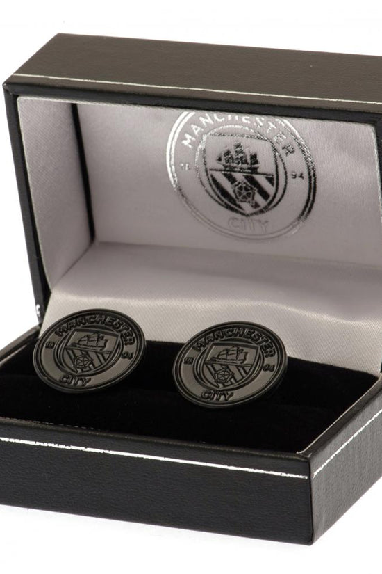 Manchester City FC Black IP Cufflinks