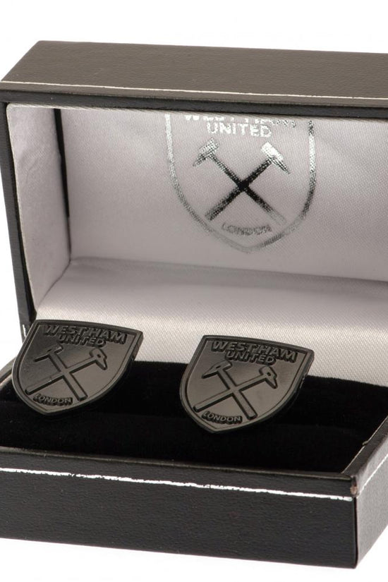 West Ham United FC Black IP Cufflinks