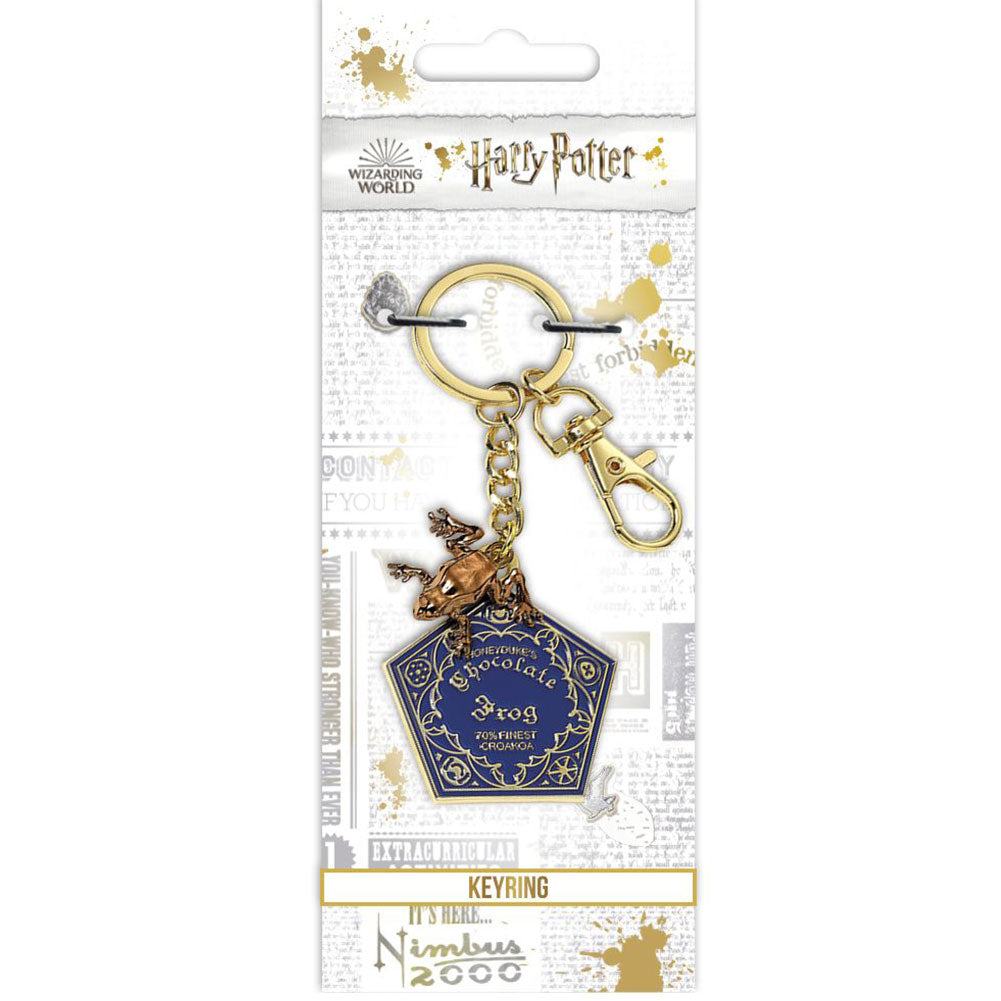 188763 Harry Potter Charm Keyring Chocolate Frog 1