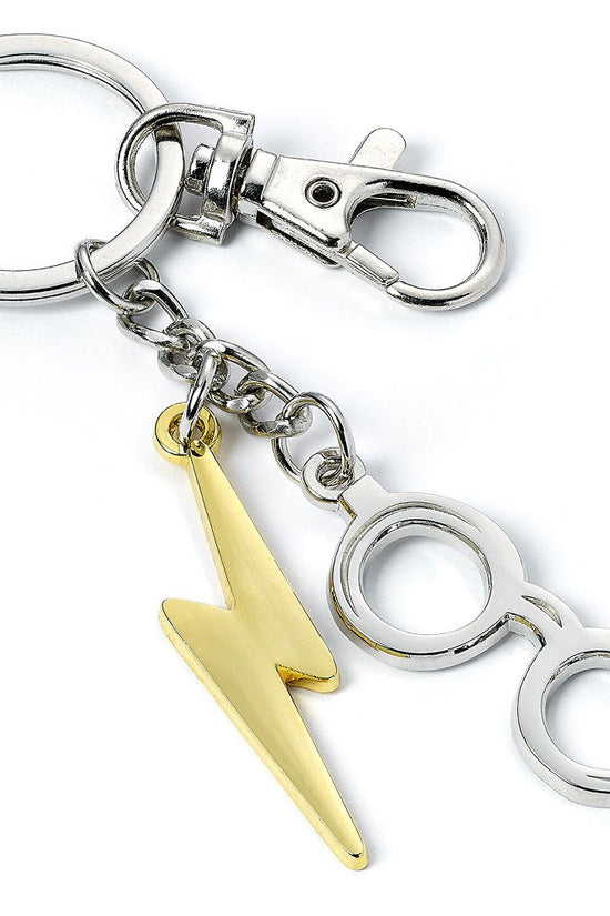 Harry Potter Charm Keyring Lightning Bolt & Glasses