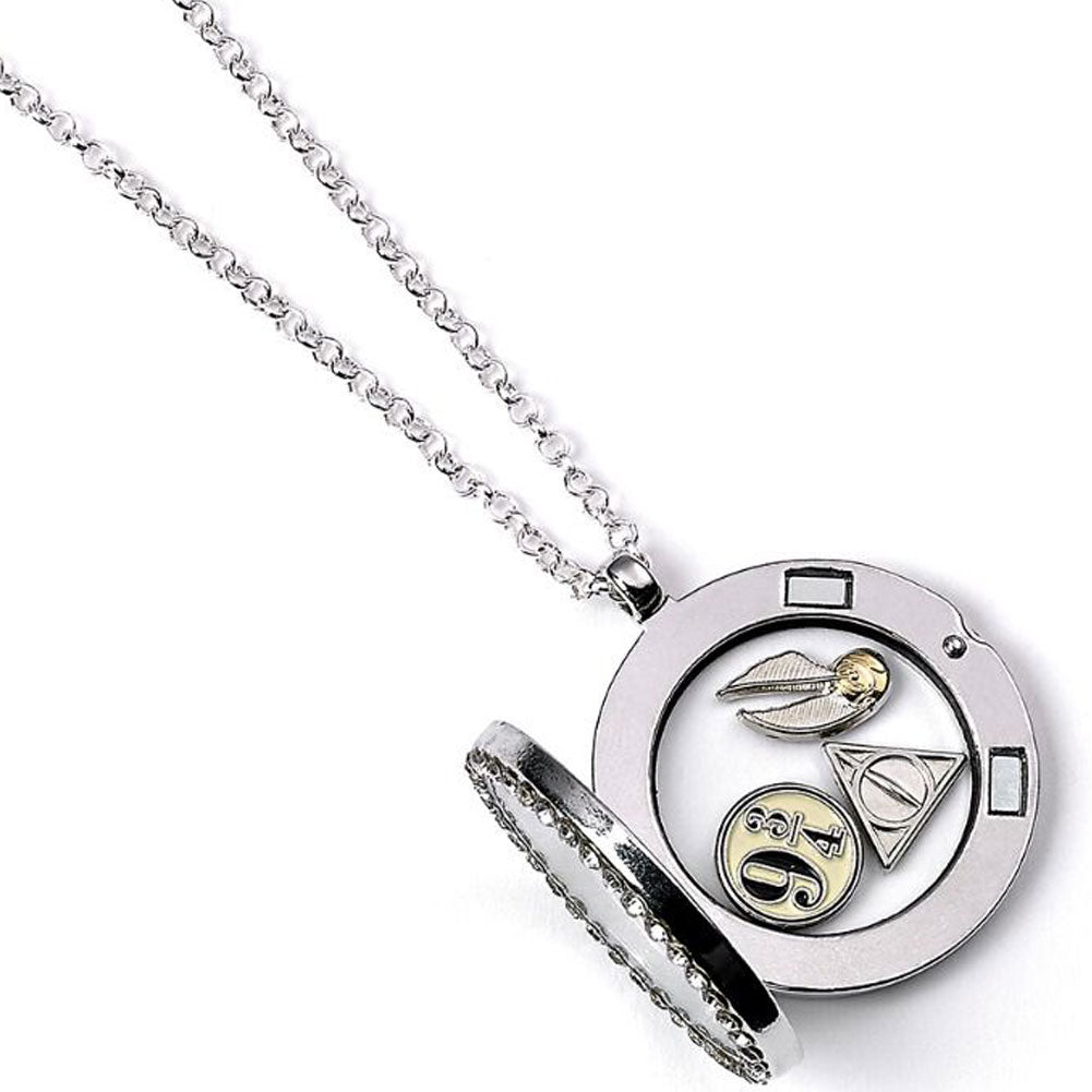 188779 Harry Potter Silver Plated Charm Locket Necklace 1