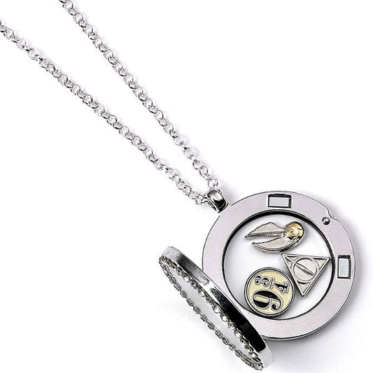 188779 Harry Potter Silver Plated Charm Locket Necklace 1