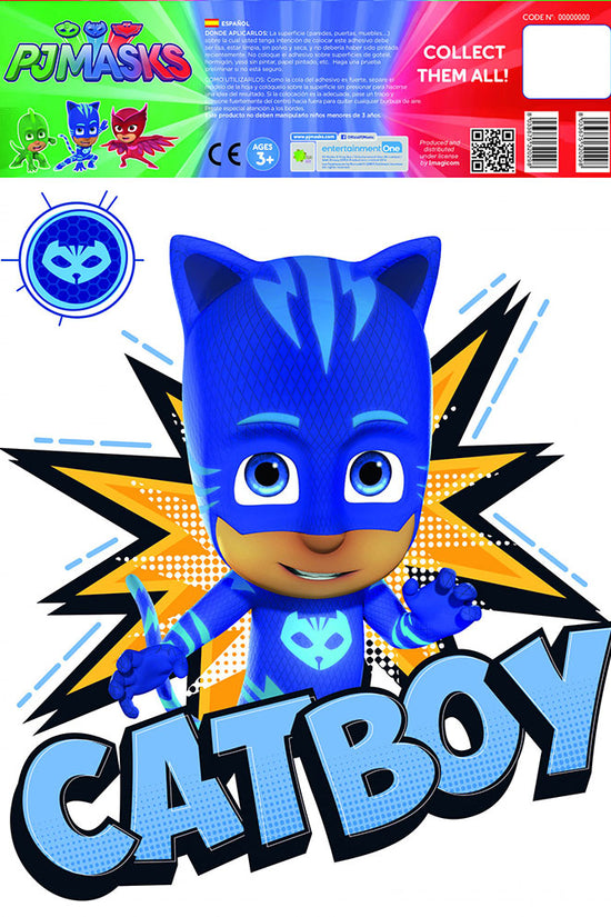 188883 PJ Masks Wall Sticker A3 Catboy 1
