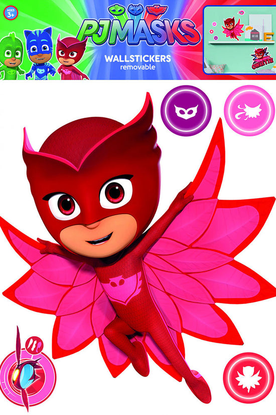 188884 PJ Masks Wall Sticker A3 Owlette