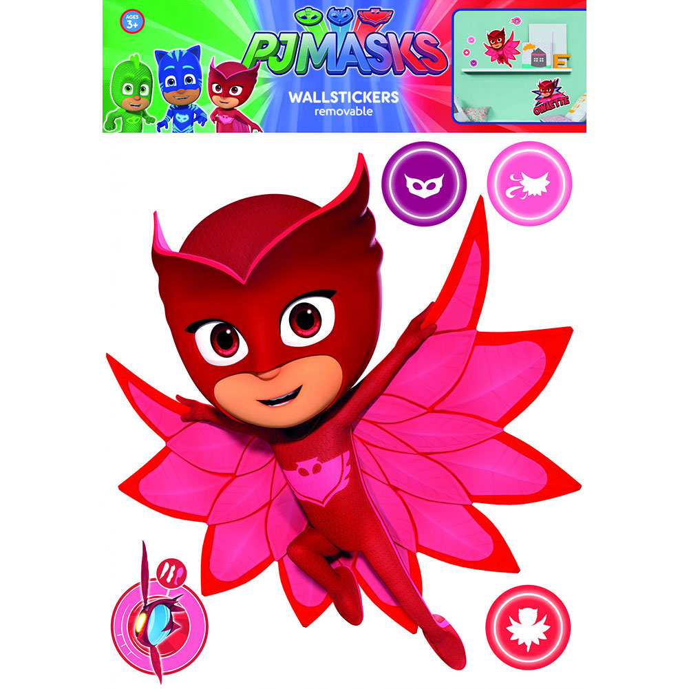 188884 PJ Masks Wall Sticker A3 Owlette