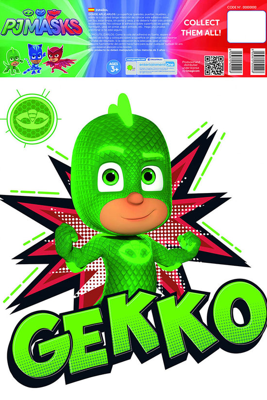 PJ Masks Wall Sticker A3 Gekko