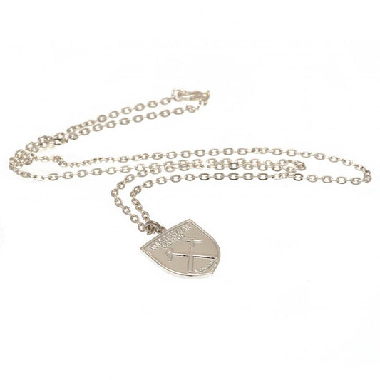 189826 West Ham United FC Silver Plated Pendant Chain XL