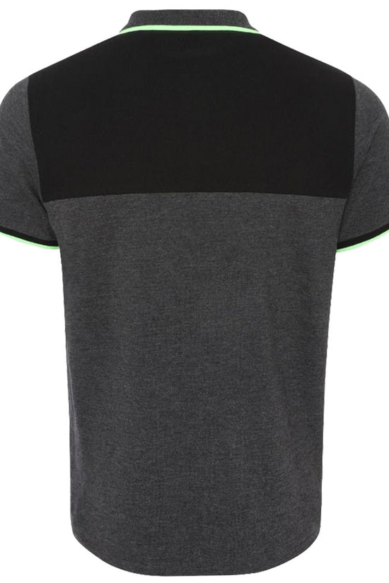 189901 Liverpool FC Neon Panel Polo Mens Charcoal 4