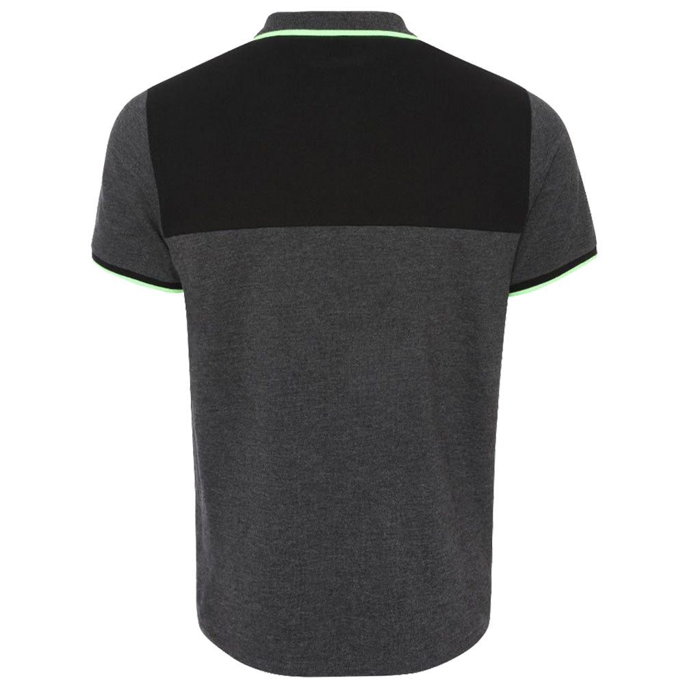 189901 Liverpool FC Neon Panel Polo Mens Charcoal 4