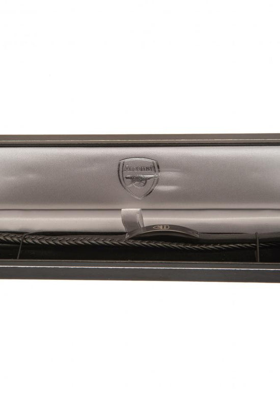 190981 Arsenal FC Black IP Leather Bracelet 2