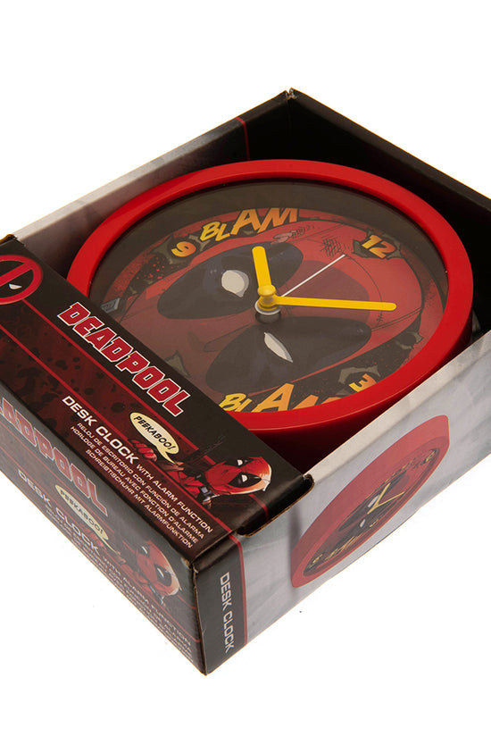192360 Deadpool Desktop Clock 2
