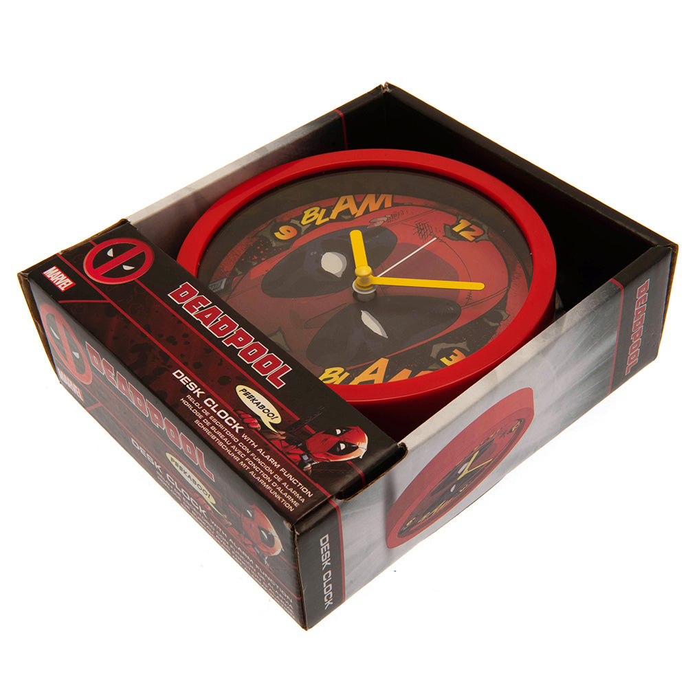 Deadpool Clock Deadpool Desktop Clock – Cazna Sports
