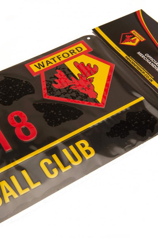 Watford FC Colour Street Sign
