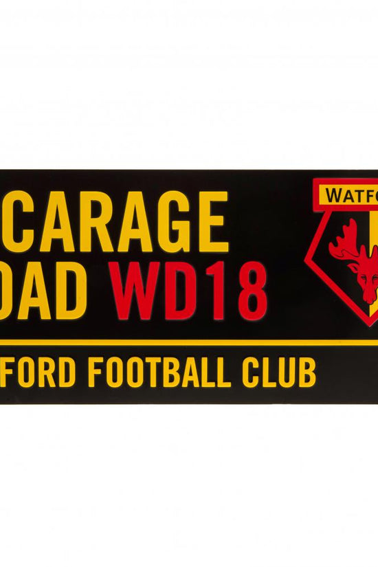 Watford FC Colour Street Sign