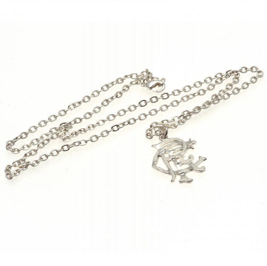 192621 Rangers FC Silver Plated Pendant Chain XL