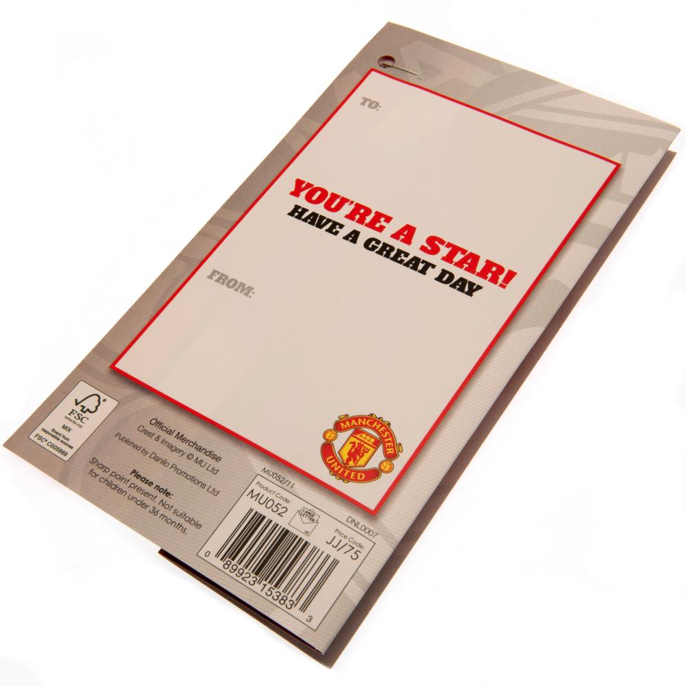 192923 Manchester United FC Birthday Card Son 3