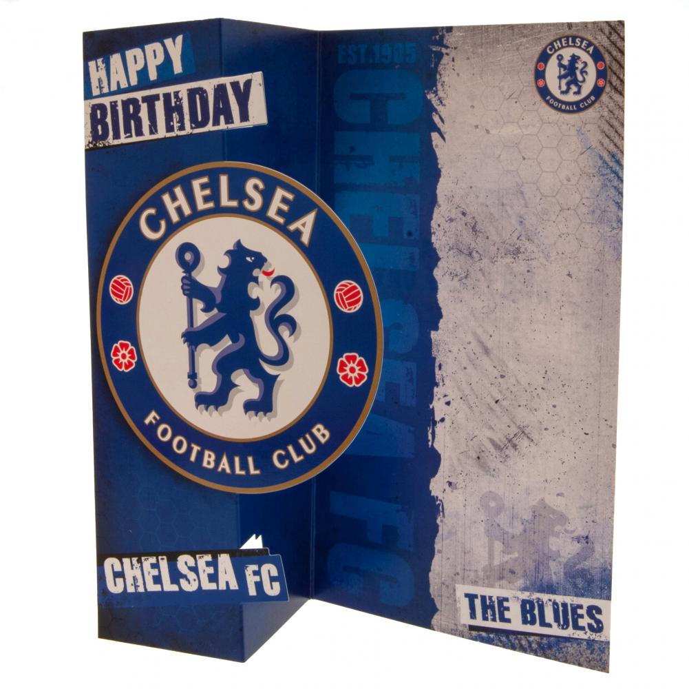 192928 Chelsea FC Birthday Card The Blues 2