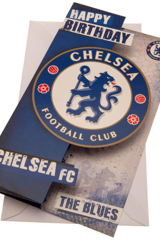 192928 Chelsea FC Birthday Card The Blues