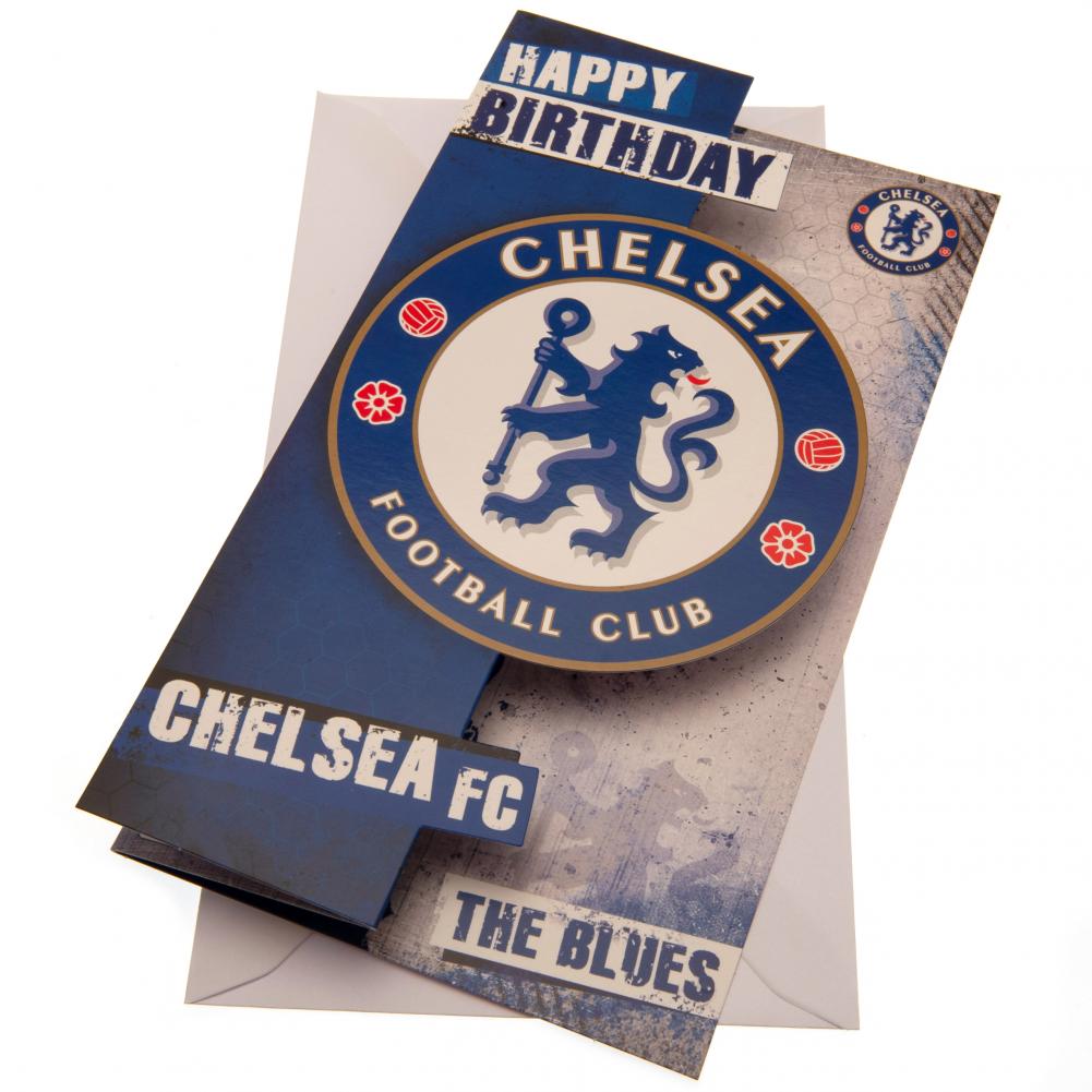 192928 Chelsea FC Birthday Card The Blues