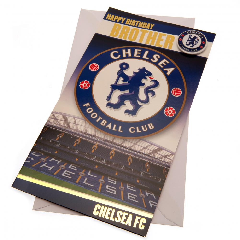 192929 Chelsea FC Birthday Card Brother