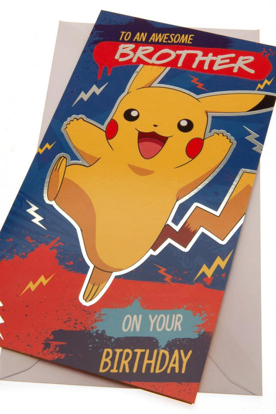192936 Pokemon Birthday Card Brother