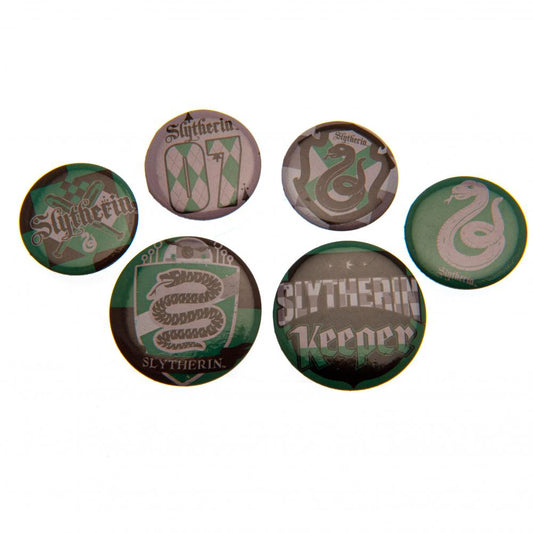 192984 Harry Potter Button Badge Set Slytherin 1