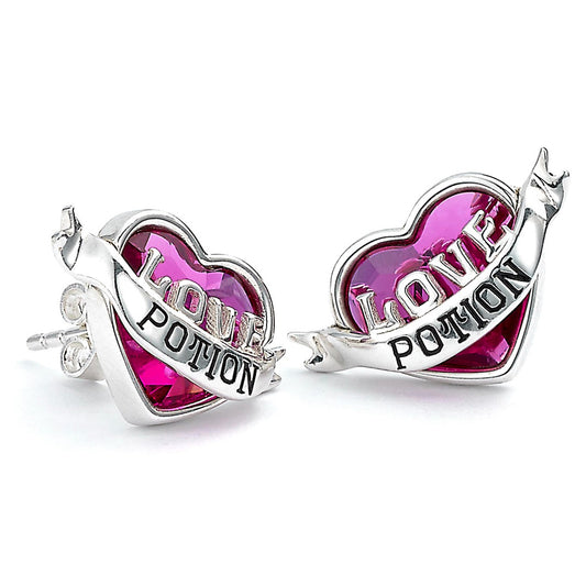 193224 Harry Potter Sterling Silver Crystal Earrings Love Potion 1
