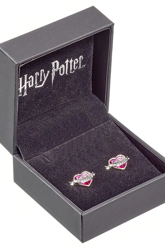 193224 Harry Potter Sterling Silver Crystal Earrings Love Potion 2
