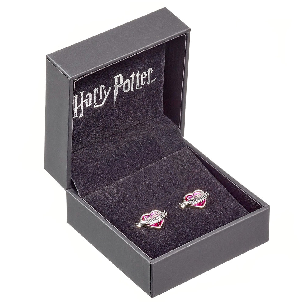 193224 Harry Potter Sterling Silver Crystal Earrings Love Potion 2